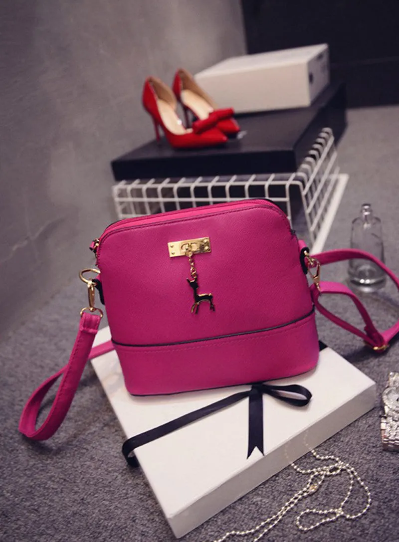 Deer With Small Certified Bag Fashion Toy Door-to-door delivery Leather Shell Vintage Bags