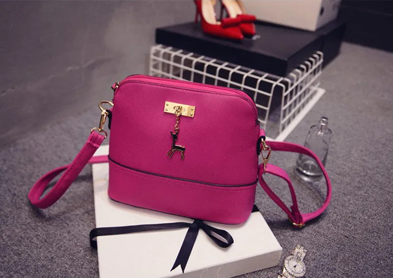 Deer With Small Certified Bag Fashion Toy Door-to-door delivery Leather Shell Vintage Bags