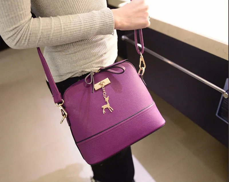 Deer With Small Certified Bag Fashion Toy Door-to-door delivery Leather Shell Vintage Bags