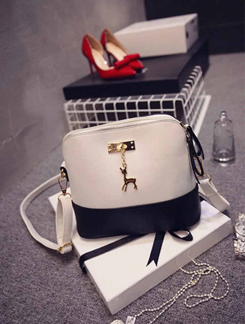 Deer With Small Certified Bag Fashion Toy Door-to-door delivery Leather Shell Vintage Bags