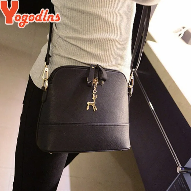 Deer With Small Certified Bag Fashion Toy Door-to-door delivery Leather Shell Vintage Bags