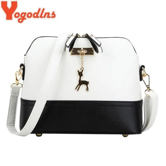 Deer With Small Certified Bag Fashion Toy Door-to-door delivery Leather Shell Vintage Bags