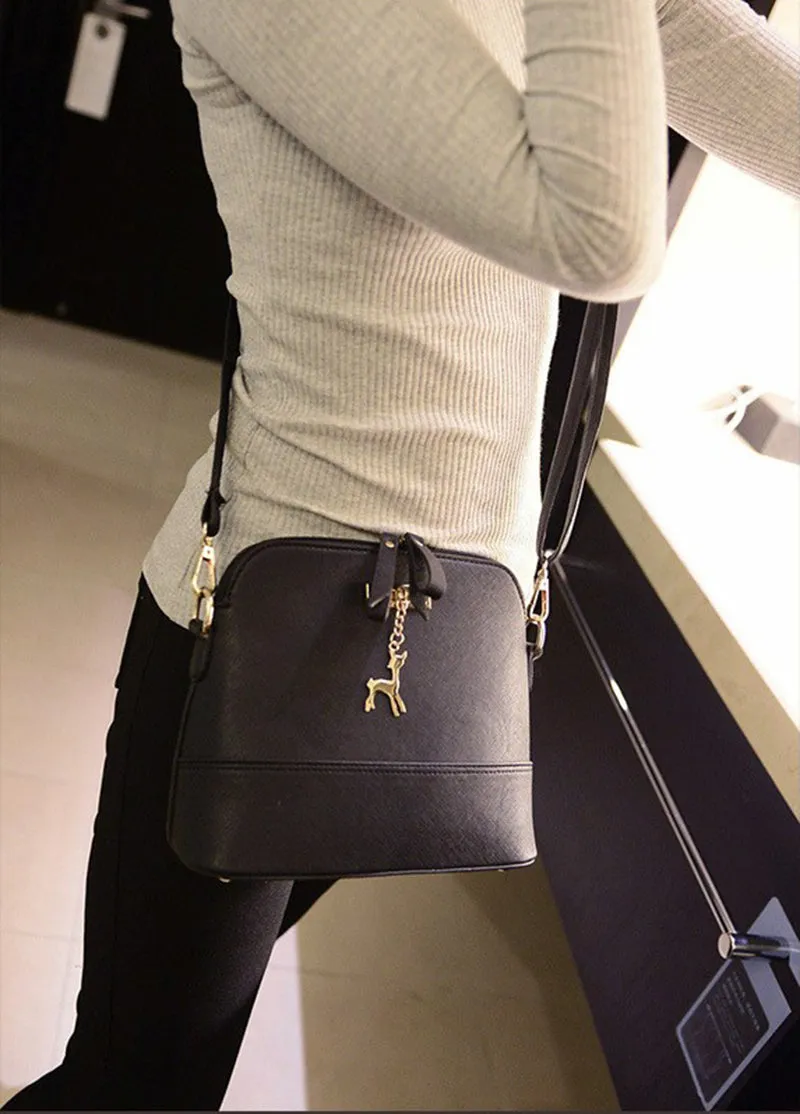 Deer With Small Certified Bag Fashion Toy Door-to-door delivery Leather Shell Vintage Bags