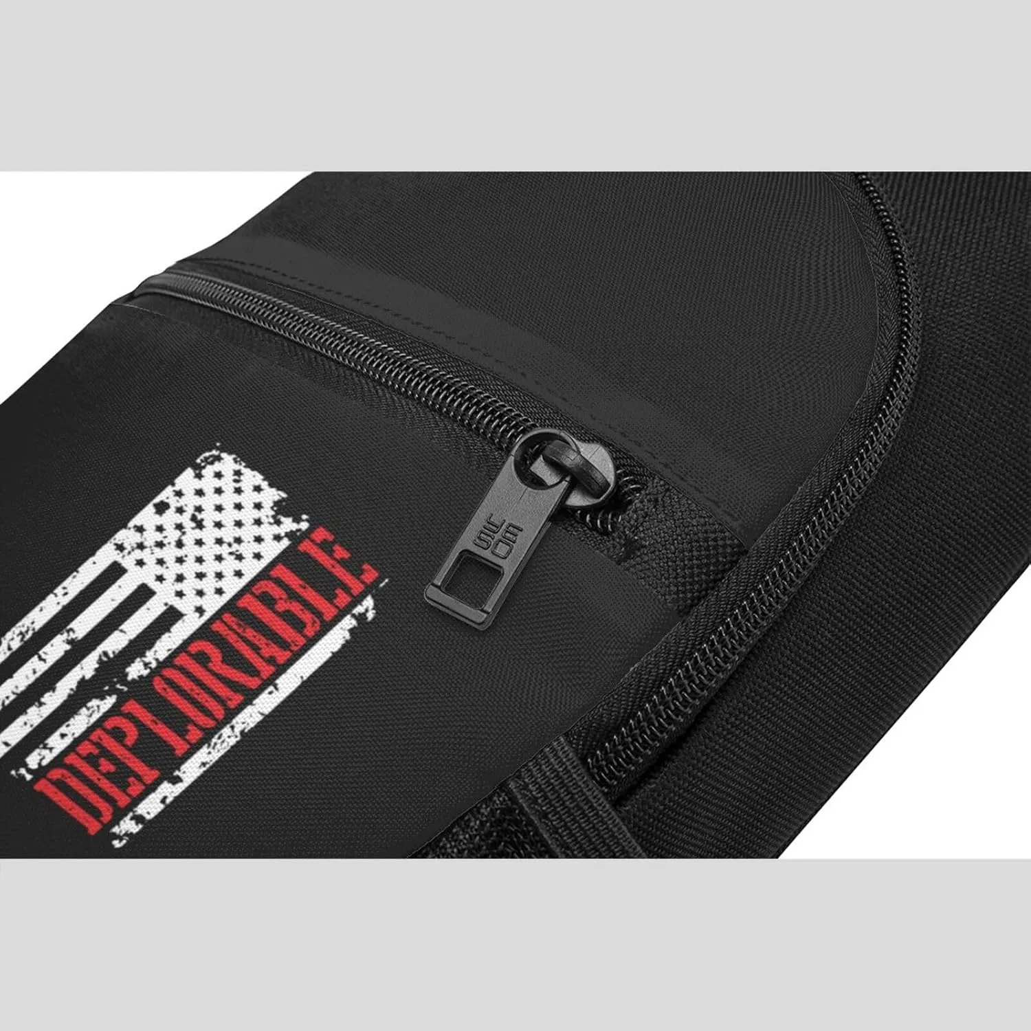 Deplorable American Flag Adjustable Fanny Pack Waist Bag For Travel Sports