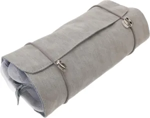 Detachable Cosmetic Bag Foldable Roll Up Toiletry Bag for Travel Durable PU Makeup Organizer with Ample Storage Space Convenient for Bathroom and Dressing Table Use