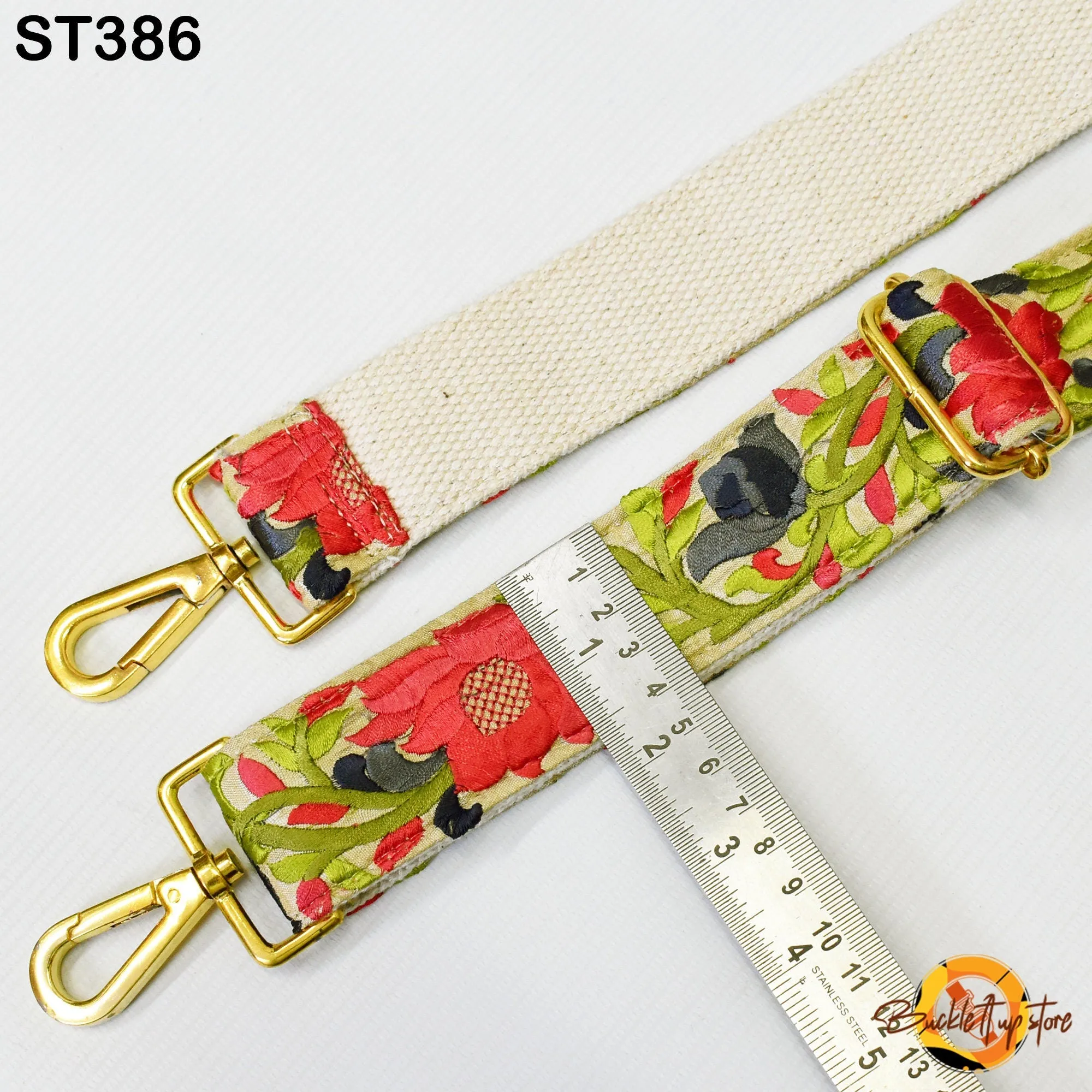 Detachable Crossbody Strap for Purses Bags Embroidery Replacement Messenger Strap Embroidered Boho Tote Handbag Strap Gift Mom Guitar Strap