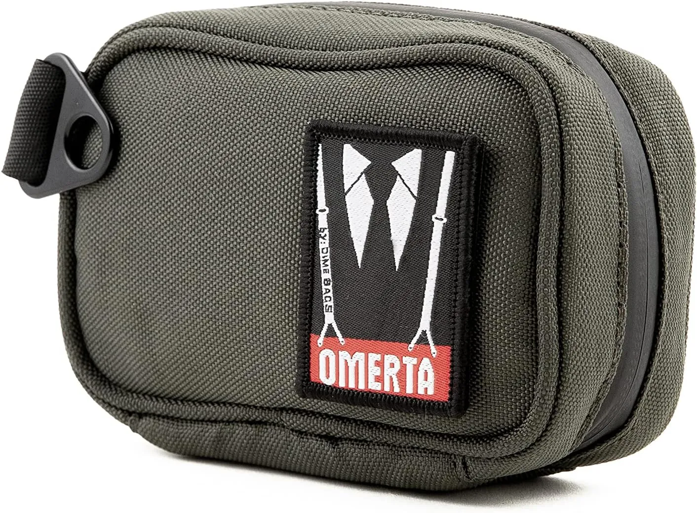 DIME BAGS Boss Carbon Filter Padded Pouch | Low-Profile and Sleek Design (5 Inch, Green)