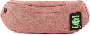 DIME BAGS Puff Pack | Water-Resistant Fanny Pack | Athletic Waist Bag (Red)