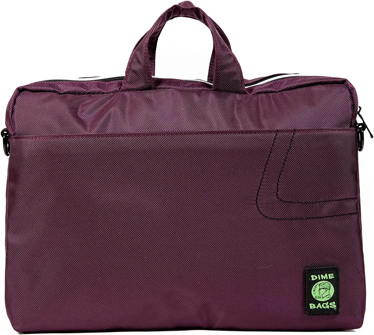DIME BAGS Side Hustler | Hemp Computer Bag | Padded Commuter Shoulder Bag
