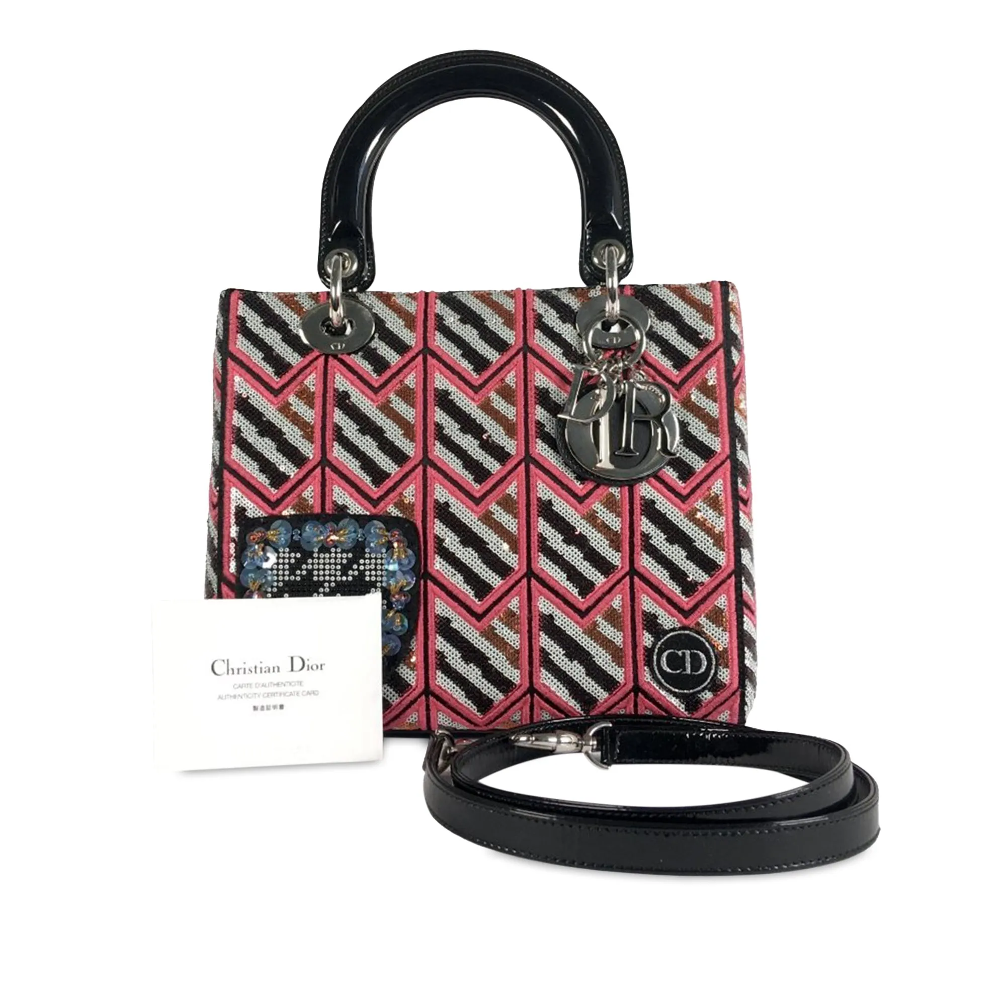 DIORMedium Sequined Lady  Satchel