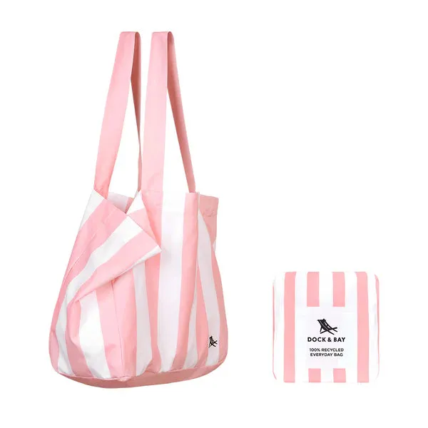 Dock & Bay: Foldaway Tote Bag - Malibu Pink - Ages 10 