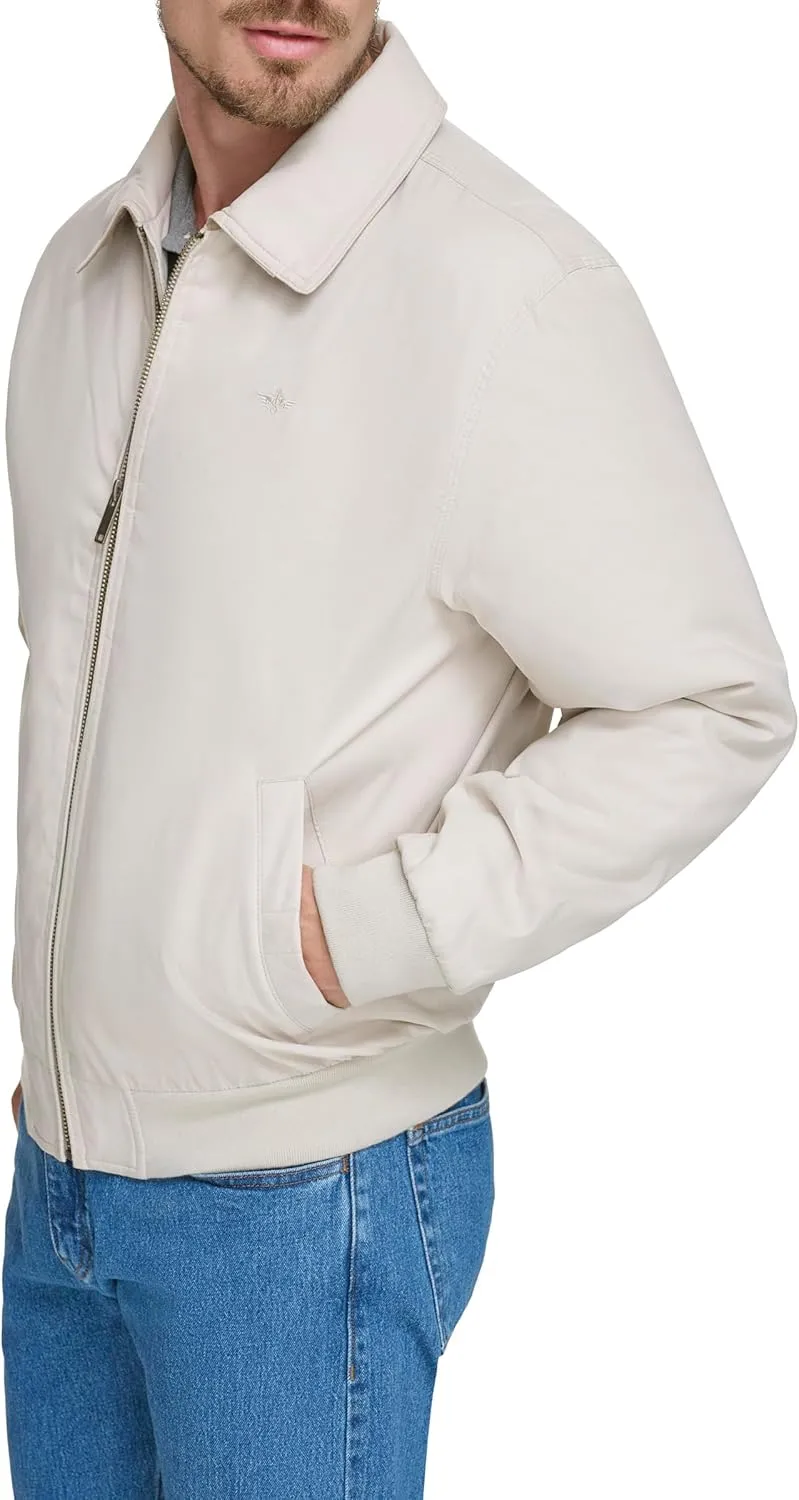 Dockers Men's Micro Twill Golf Bomber Jacket (Standard and Big & Tall)