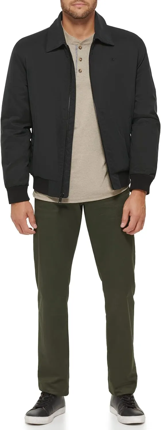 Dockers Men's Micro Twill Golf Bomber Jacket (Standard and Big & Tall)