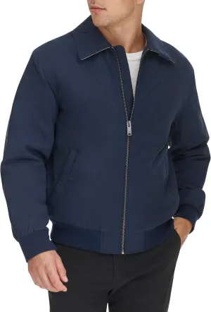 Dockers Men's Micro Twill Golf Bomber Jacket (Standard and Big & Tall)