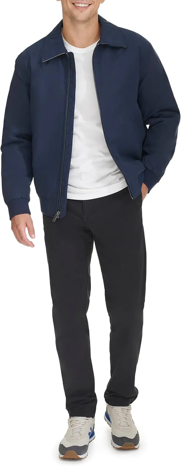 Dockers Men's Micro Twill Golf Bomber Jacket (Standard and Big & Tall)