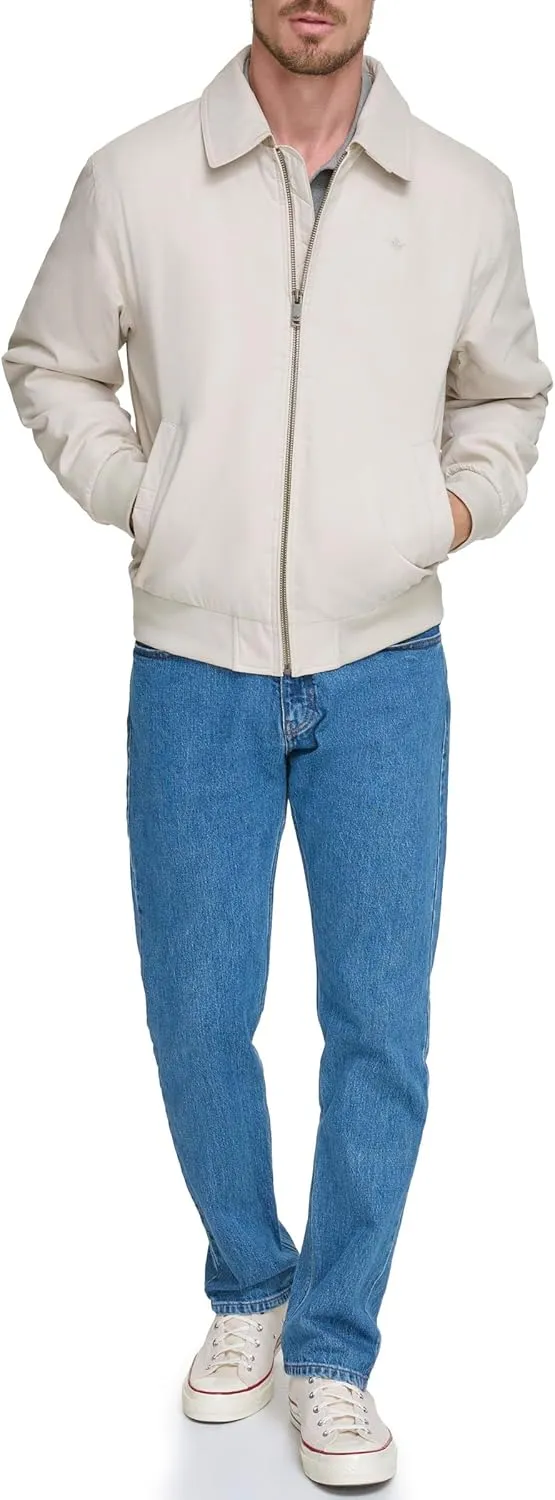 Dockers Men's Micro Twill Golf Bomber Jacket (Standard and Big & Tall)