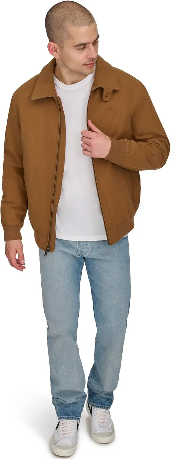 Dockers Men's Micro Twill Golf Bomber Jacket (Standard and Big & Tall)