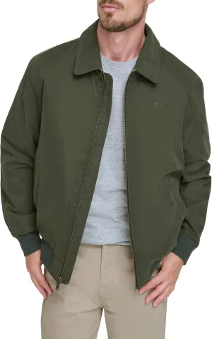 Dockers Men's Micro Twill Golf Bomber Jacket (Standard and Big & Tall)