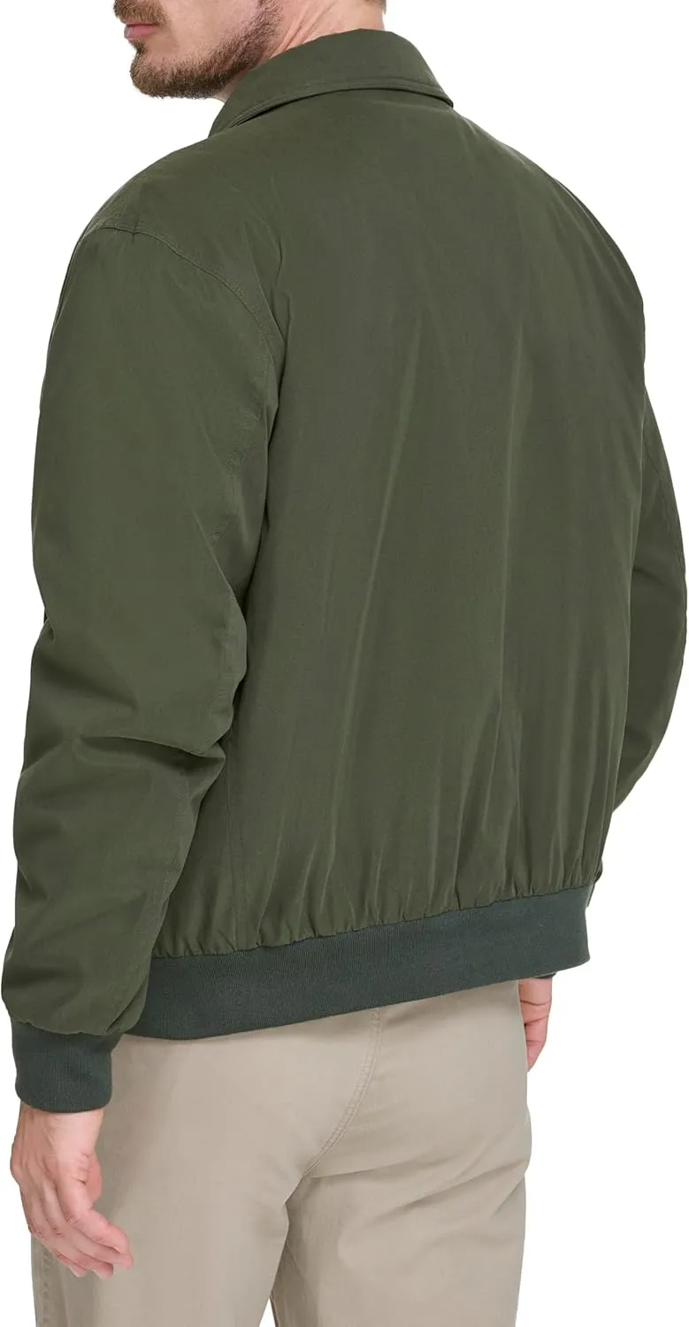 Dockers Men's Micro Twill Golf Bomber Jacket (Standard and Big & Tall)