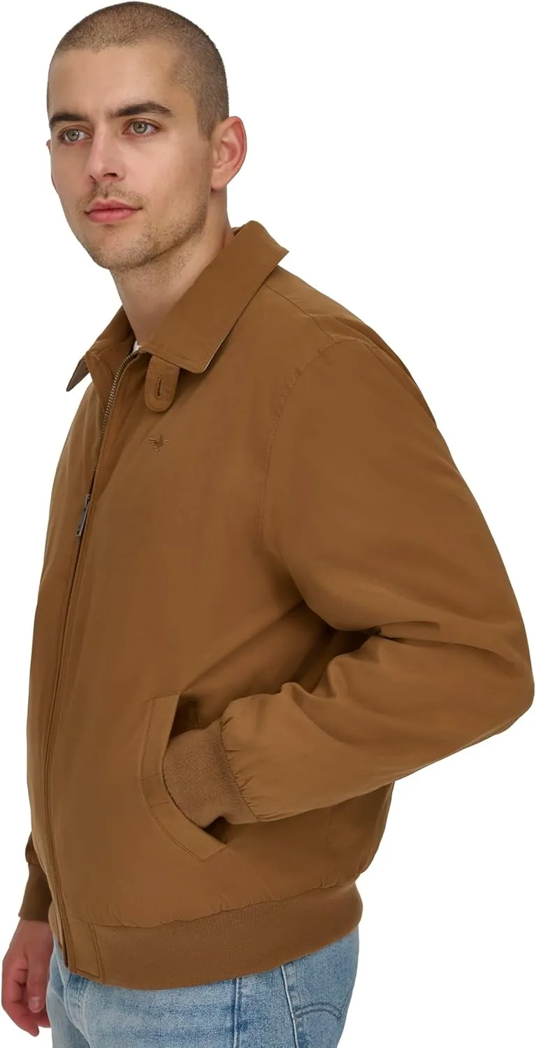 Dockers Men's Micro Twill Golf Bomber Jacket (Standard and Big & Tall)