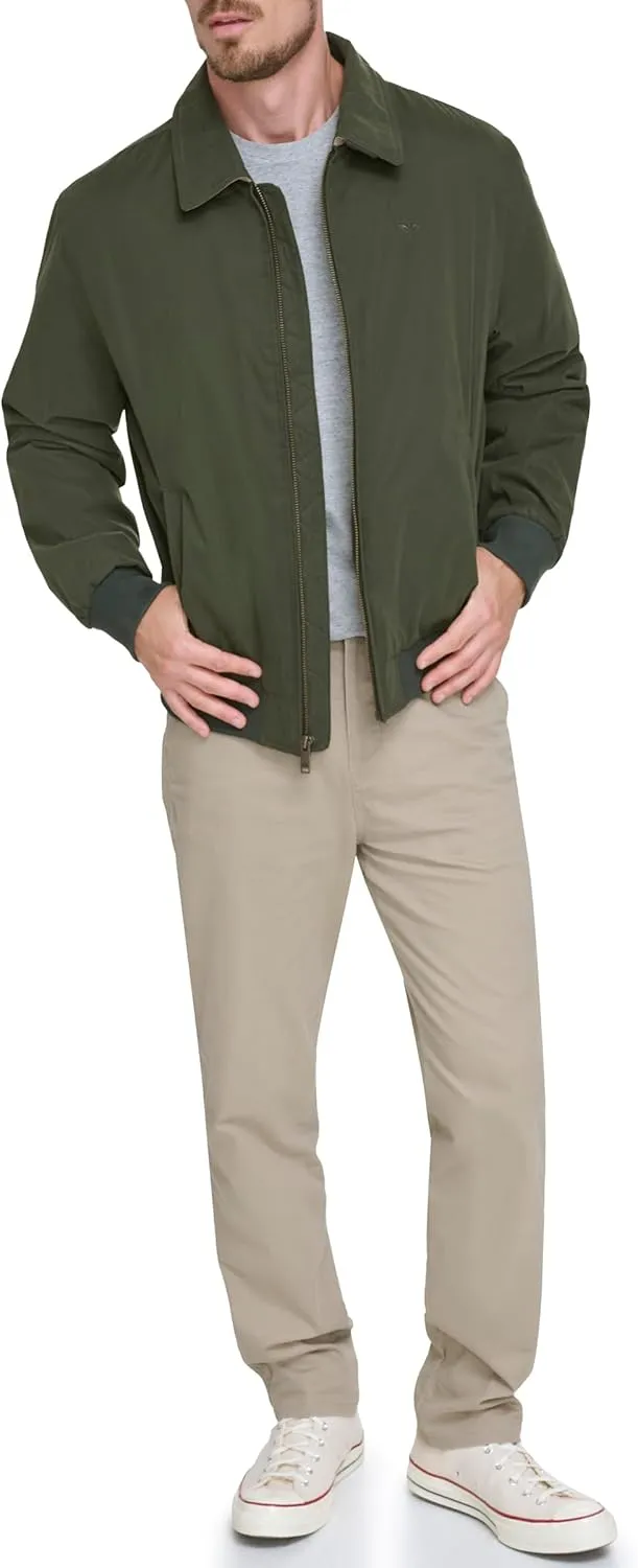 Dockers Men's Micro Twill Golf Bomber Jacket (Standard and Big & Tall)