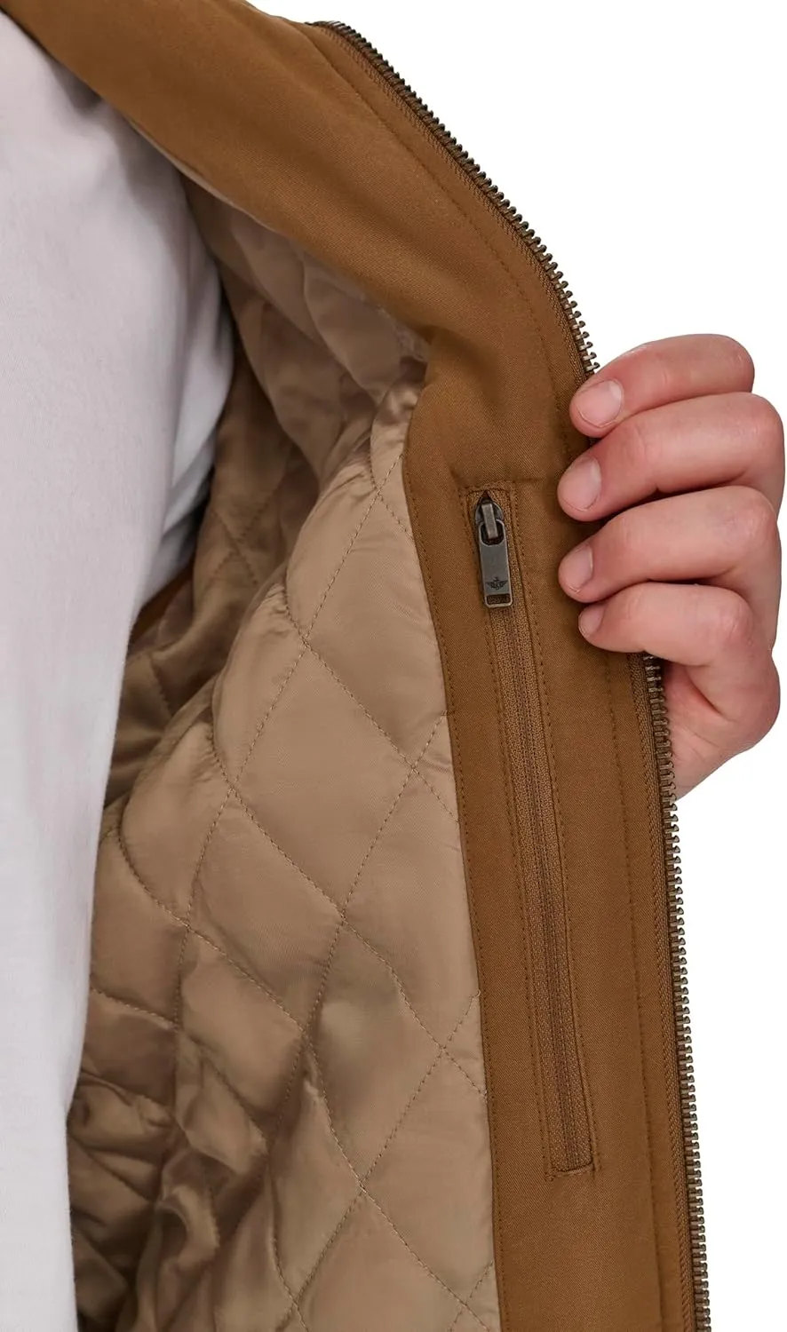 Dockers Men's Micro Twill Golf Bomber Jacket (Standard and Big & Tall)