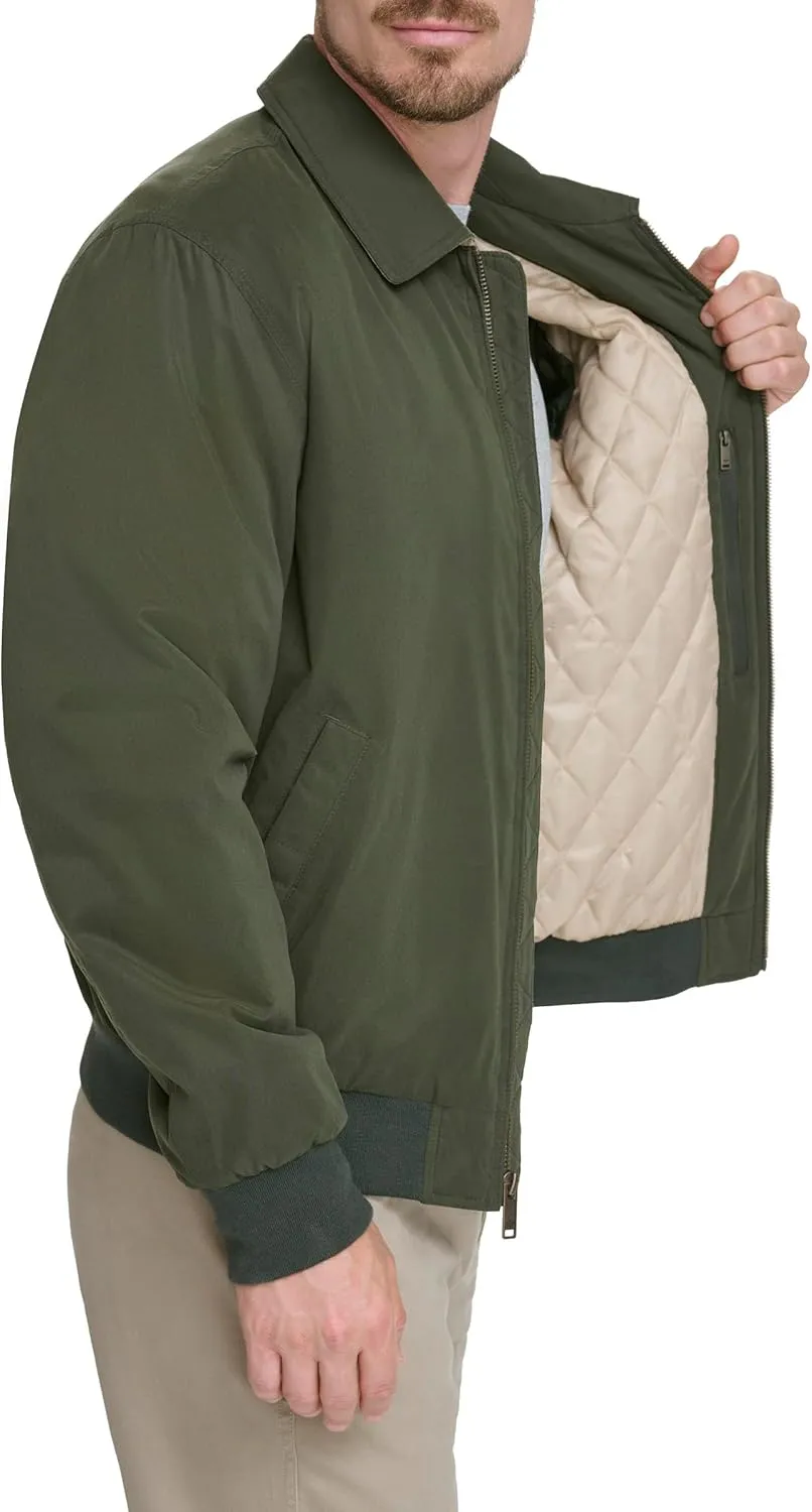 Dockers Men's Micro Twill Golf Bomber Jacket (Standard and Big & Tall)
