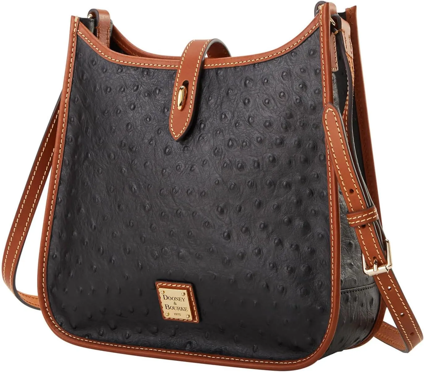 Dooney & Bourke Handbag, Ostrich Messenger Crossbody