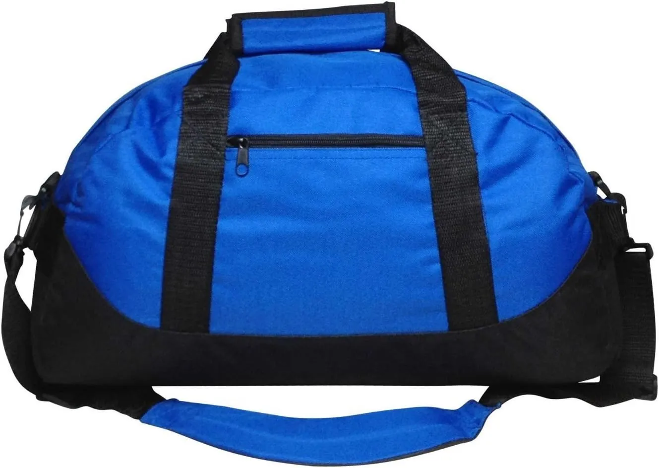 Duffle Bag, Gym Bag, Heavy Duty Travel Bag Two Tone (Royal - medium (18" x 9" x 9"))