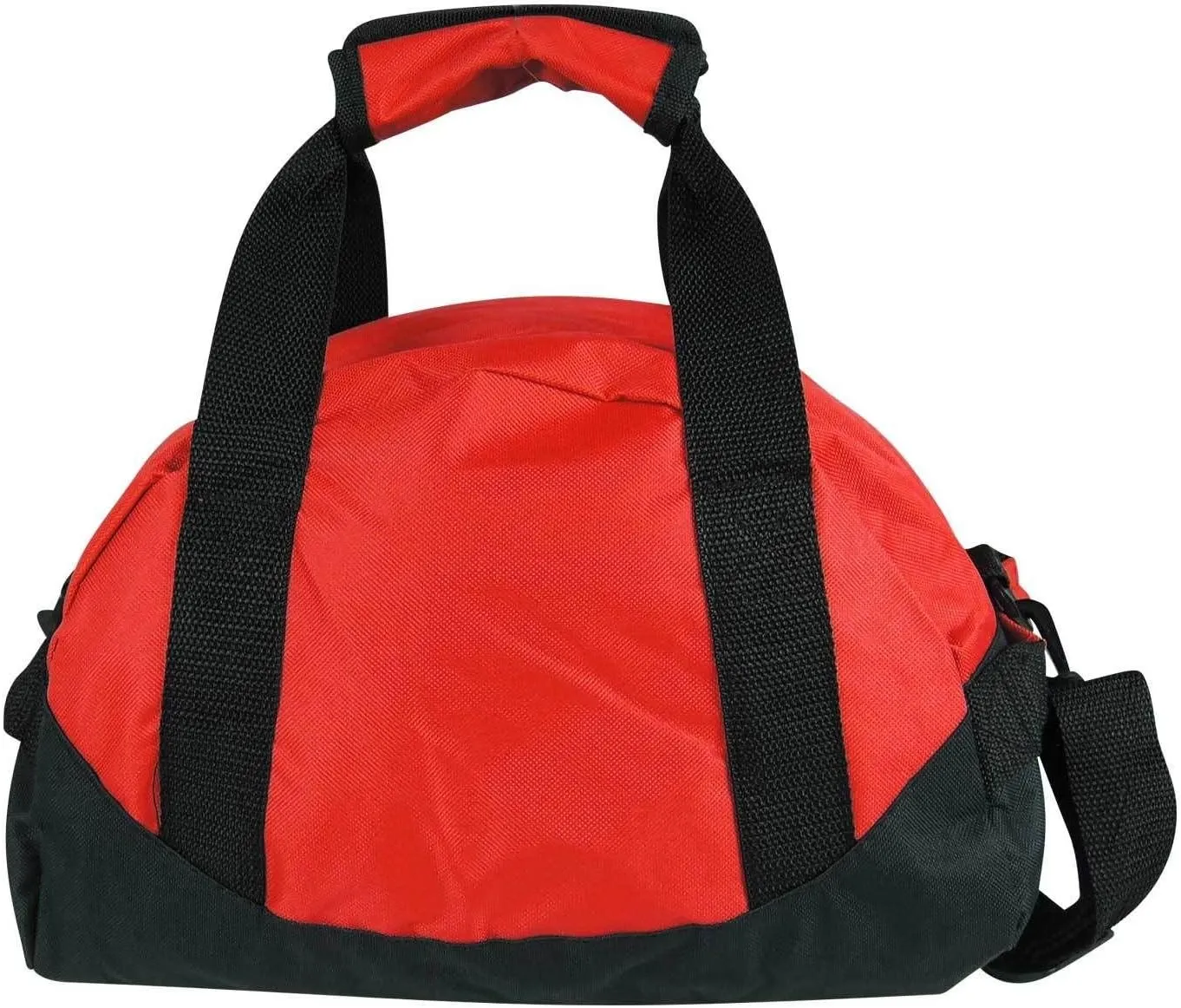 Duffle Bag, Gym Bag, Heavy Duty Travel Bag Two Tone Sports Bag (Red - small (14" x 8.5" x 8.5"))