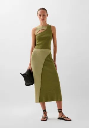 DUO CONTRAST SKIRT