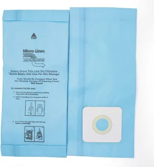 DVC Micro-Lined Paper Replacement Bags For Riccar Style A Fits 2000/4000 and Simplicity 5000/6000 Series - 12 Bags