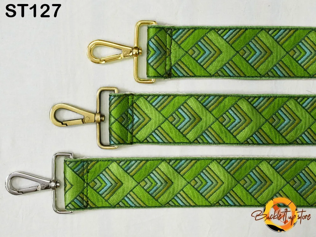 Embroidered Purse Strap Crossbody Strap for Purses Bohemian Sling Bag Strap Embroidery Replacement Guitar Strap Handbag Strap Gift for Wife