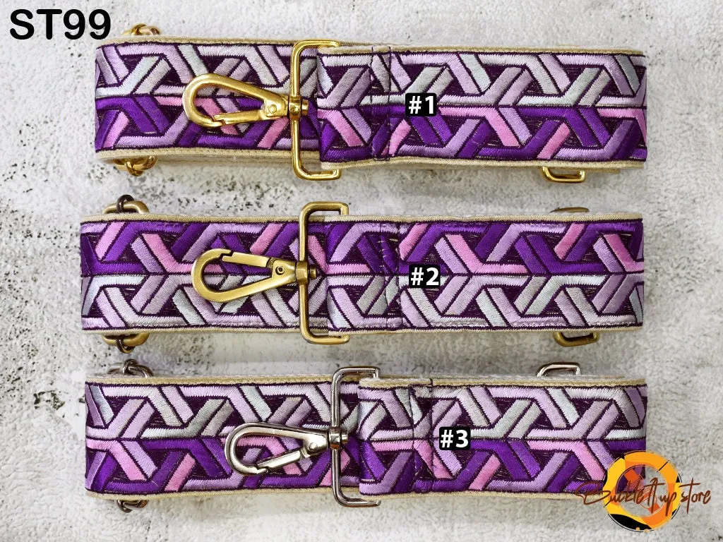 Embroidered Purse Strap Crossbody Strap for Purses Tote Bags Strap Embroidery Replacement Strap Boho Guitar Strap Handbag Strap gift for her