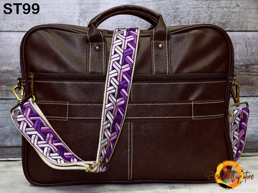 Embroidered Purse Strap Crossbody Strap for Purses Tote Bags Strap Embroidery Replacement Strap Boho Guitar Strap Handbag Strap gift for her