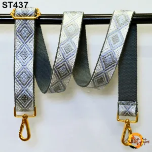 Embroidery Messenger Crossbody Strap Custom Sling Bag Strap Purse Strap Handbag Embroidered Canvas Replacement Strap Boho Guitar Strap Gift