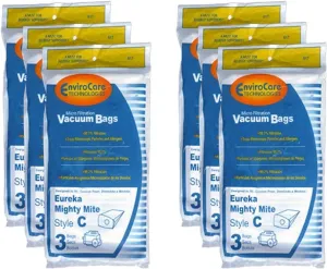 EnviroCare Replacement Micro Filtration Vacuum Cleaner Dust Bags made to fit Eureka Type C Mighty Mite Canisters 18 Bags