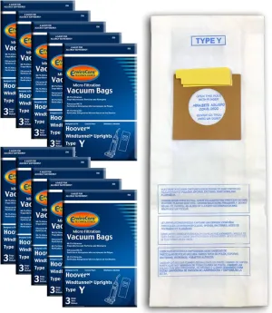 EnviroCare Replacement Micro Filtration Vacuum Cleaner Dust Bags made to fit Hoover Windtunnel Upright Type Y 30 Pack