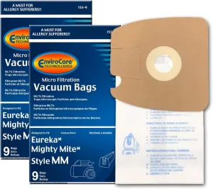 EnviroCare Replacement Vacuum Bags for Eureka Style MM Eureka Mighty Mite 3670 and 3680 Series Canisters 18 Bags