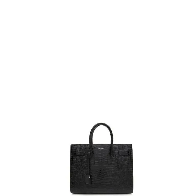 ESMEE - NANO CLASSIC SAC DE JOUR BAG CROC BLACK