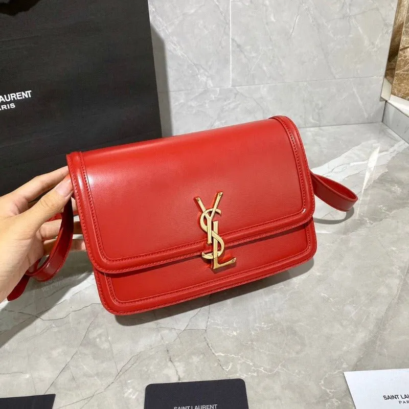 ESMEE - Solferino Medium Leather Bag Red
