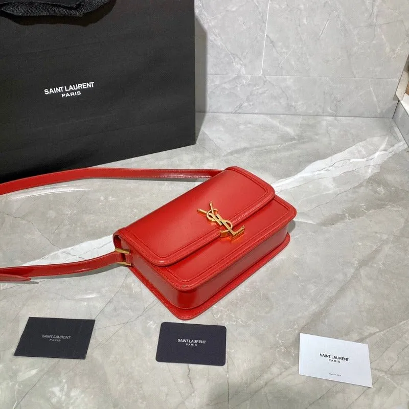 ESMEE - Solferino Medium Leather Bag Red