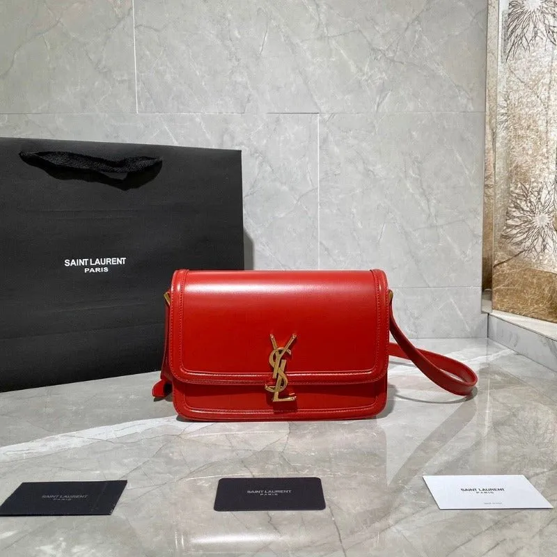 ESMEE - Solferino Medium Leather Bag Red