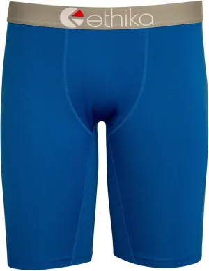 Ethika Mens Micro Mesh Staple Boxer Brief | Blue