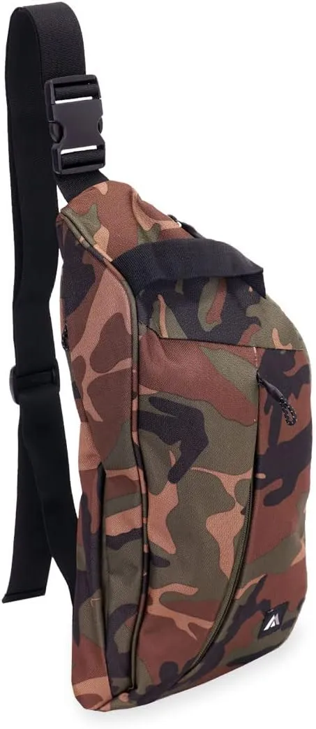 Everest Woodland Camo Daily Sling Bag