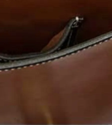 EXECUTIVE LEATHER BRIEFCASE & MESSENGER BAG in ONE - Amish Handmade in U.S.A.