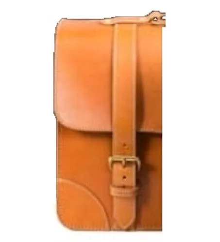EXECUTIVE LEATHER BRIEFCASE & MESSENGER BAG in ONE - Amish Handmade in U.S.A.