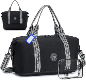Expandable Travel Duffel Bag for Spirit Airlines Personal Item Bag 15.7x11.8x7.87inch Tote Carry on Luggage 25L Duffle Overnight for Women Men Hospital Bags for Labor and Delivery