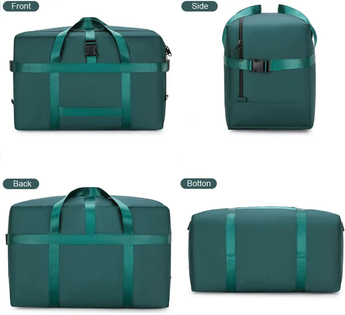 Extra Large Storage Bags Duffle Bags Tote for Moving, Storage, Camping and Travel (Blue, 118L)