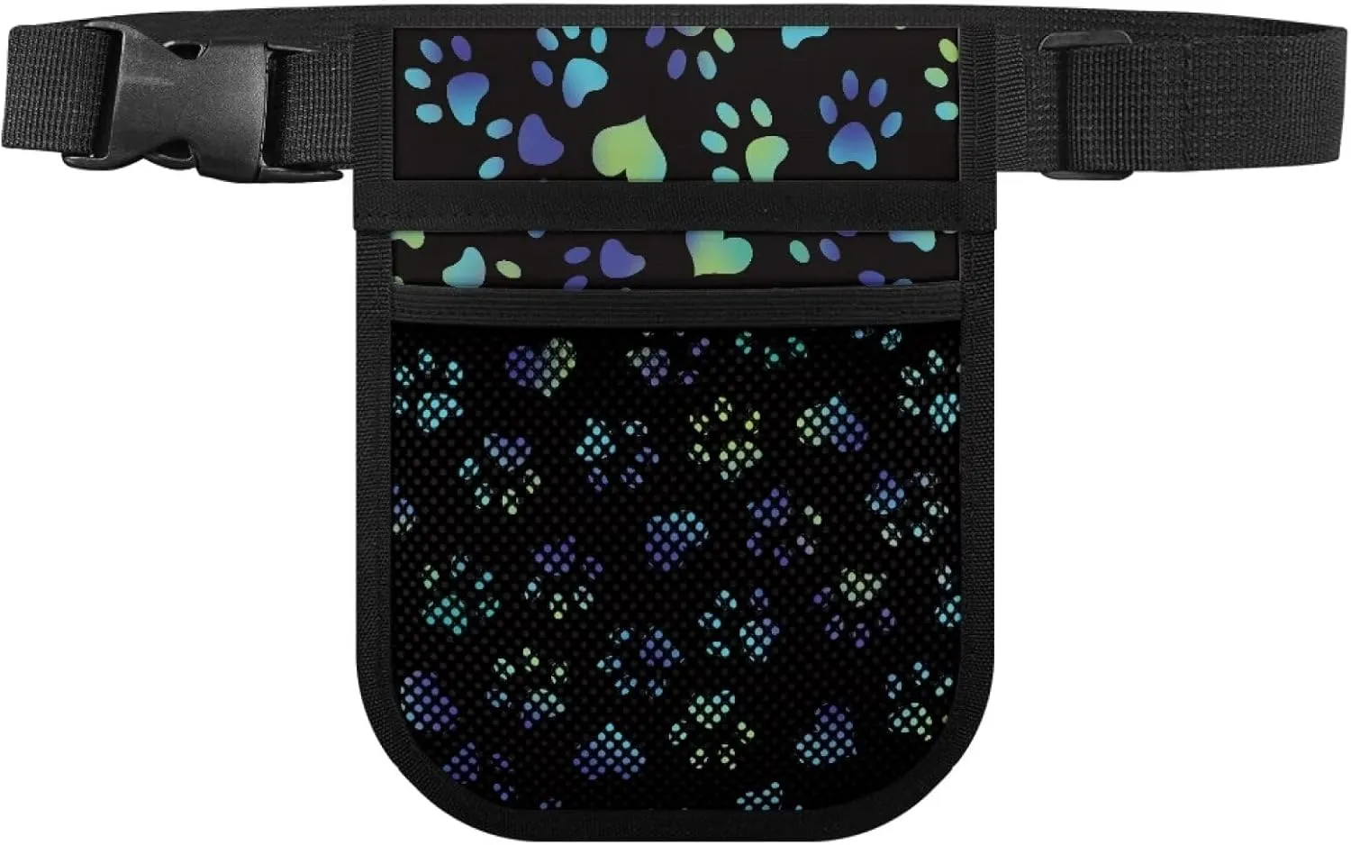 Fanny Pack for Nurses Utility Medical Nursing Waist Pouch Apron Pocket Women Organizer Pouch Nurse Belt Bag with Multi-Compartment, for EMT, CNA, NP, PA - Paws